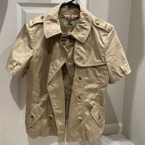 Burberry short sleeve jacket
